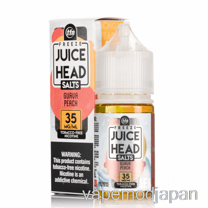 VAPE MOD フリーズ グアバ ピーチ - ジュース ヘッド ソルト - 30ml 35mg